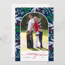 Vakantie Greenery Arch Foto Vrolijk Kerstfeest Kaa