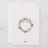 Vakantie Greenery Sinaasappels Foto Vakantie Kaart (Achterkant)