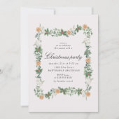 Vakantie groen Sinaasappels kerstfeest Kaart (Voorkant)