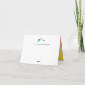 Vakantie Groet Kaart : Nieuwe Beginnings (Achterkant)