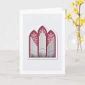 Vakantie Groeten Kaart - Orgel (Gele Bloem)
