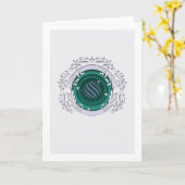 Vakantie Groeten Kaarten - Ornament (Gele Bloem)