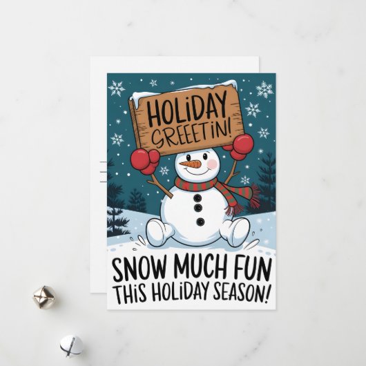 Vakantie Groeten - Kerst Kaarten (Voorkant / Achterkant in situ)