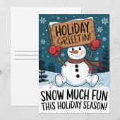 Vakantie Groeten - Kerst Kaarten (Voorkant / Achterkant)