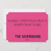 Vakantie Groeten Lively Array Suspended Ornamenten Feestdagenkaart (Achterkant)