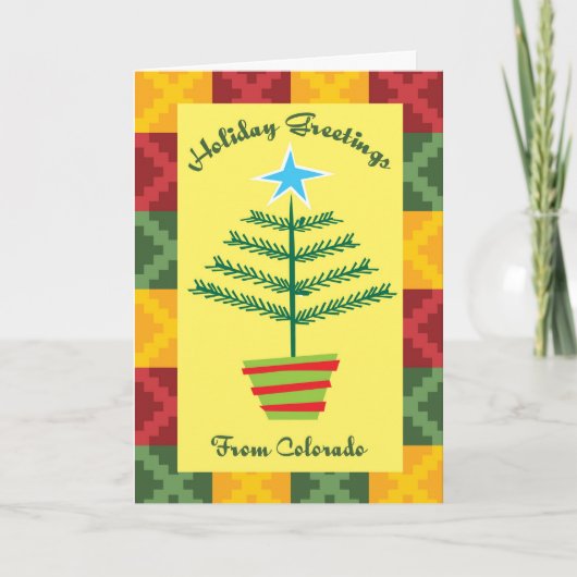 Vakantie Groeten uit Colorado Feestdagen Kaart (Voorkant)