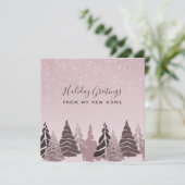 Vakantie Groeten uit Mijn Nieuwe Huis Verhuizen Aankondiging (Staand voorkant)