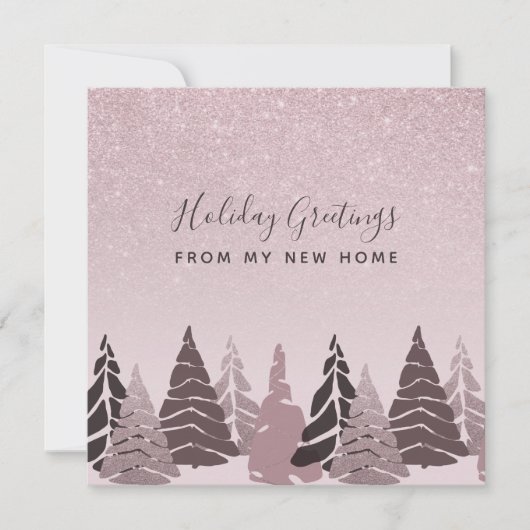 Vakantie Groeten uit Mijn Nieuwe Huis Verhuizen Aankondiging (Voorkant)