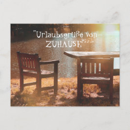 Vakantie groeten van thuis briefkaart