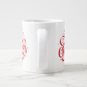Vakantie grote koffiekop (Achterkant)