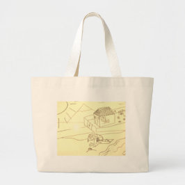 Vakantie Grote Tote Bag