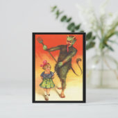  vakantie Gruss Vom Krampus Briefkaart (Staand voorkant)