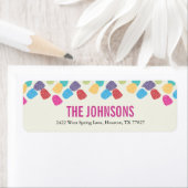 Vakantie Gumdrops Adresetiketten Etiket (Insitu)