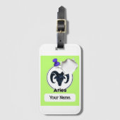 Vakantie H01 #PinnedMyZodiac! Bagage label (Voorkant (verticaal))