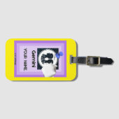 Vakantie H03 #PinnedMyZodiac! Bagagelabel Gemini (Voorkant (horizontaal))