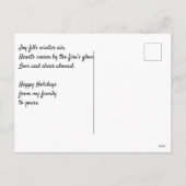 Vakantie Haiku Briefkaart (Achterkant)