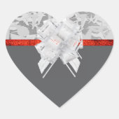 Vakantie Hart Sticker (Voorkant)