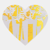 VAKANTIE HART STICKER (Voorkant)