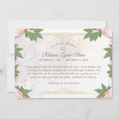 Vakantie hartslag Sympathie Hartelijk dank Kaart (Achterkant)