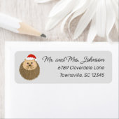 Vakantie Hedgehog Leuk dier retour adres Etiket (Insitu)