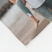 Vakantie herinneringen Kerstcadeau Fleece Deken (Hoek)