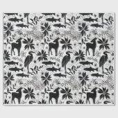 Vakantie Heron en Herten Cadeaupapier (Vlak)