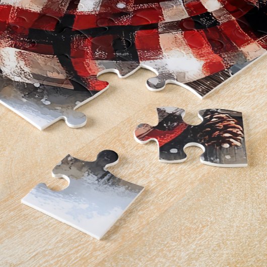 Vakantie Herten Spel Puzzel Legpuzzel (Zijkant)