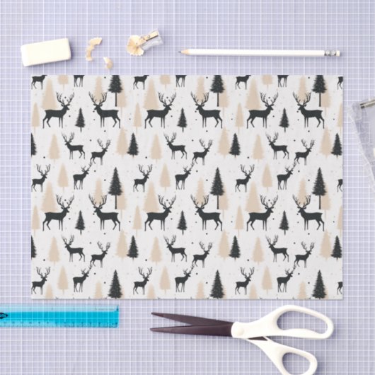 Vakantie Herten Weefsel Papier Weefsel Papier (Craft)