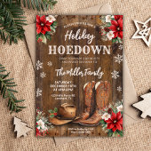 Vakantie Hoedown, Western kerstfeest, Cowboy Kaart