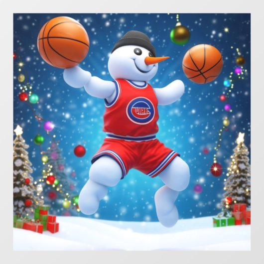 Vakantie hoepels raamsticker (Vel)