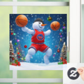 Vakantie hoepels raamsticker (Huis)