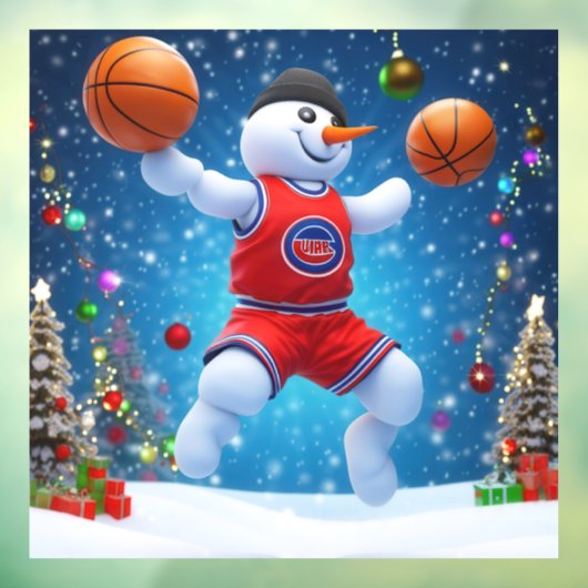 Vakantie hoepels raamsticker (Vel 3)