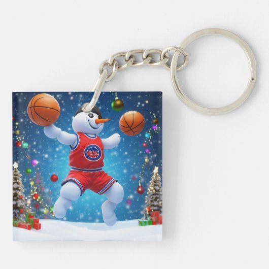 Vakantie hoepels sleutelhanger (Achterkant)