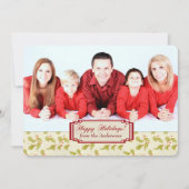 Vakantie Holly Border Sjabloon Kerst (Voorkant)