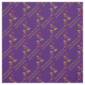 Vakantie holly en bessen grafisch aangepaste beric stof (Swatch)