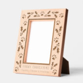 Vakantie Holly en Dog Paws Gegraveerde Lijstjes (Links)