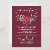 Vakantie Holly Kerstfeest Kaart (Voorkant)