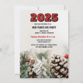 Vakantie Holly Kerstmis 2025 oudejaarsavond Kaart (Voorkant)