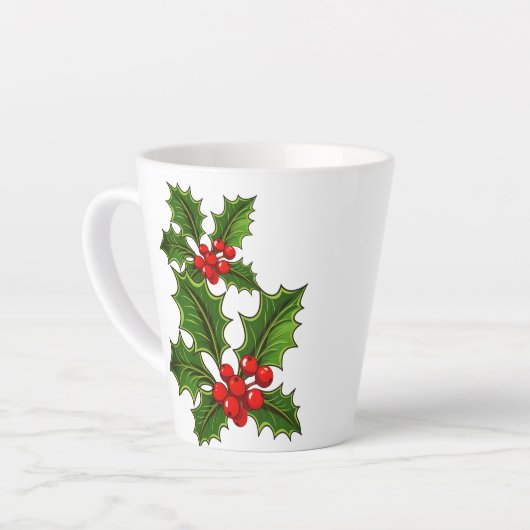 Vakantie Holly Latte Mok (Linkerhoek)