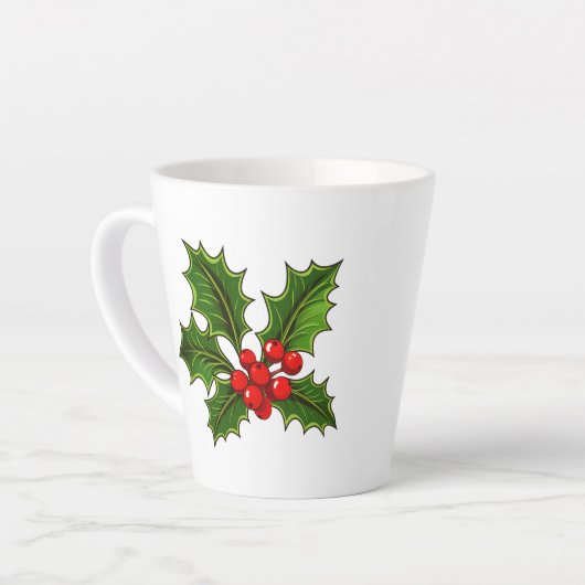 Vakantie Holly Latte Mok (Linkerhoek)