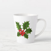 Vakantie Holly Latte Mok (Rechts)