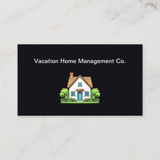 Vakantie Home Management Onroerend goed visitekaar Visitekaartje (Voorkant)