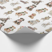 Vakantie honden inpakpapier (Hoek)