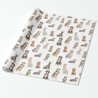 Vakantie honden inpakpapier