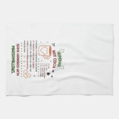 Vakantie Hot Cacao Recept Kerstmis Theedoek (Horizontaal)