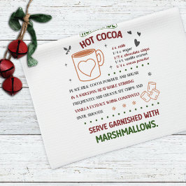 Vakantie Hot Cacao Recept Kerstmis Theedoek