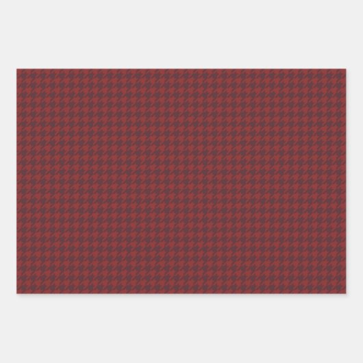 Vakantie houndstooth inpakpapier vel (Voorkant 2)