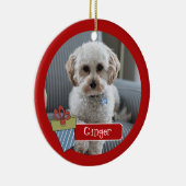 Vakantie huisdier foto Ornament (Rechts)
