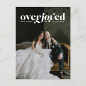 Vakantie huwelijksaankondiging briefkaart (Voorkant)