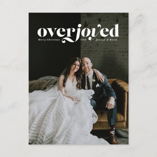 Vakantie huwelijksaankondiging briefkaart (Voorkant)